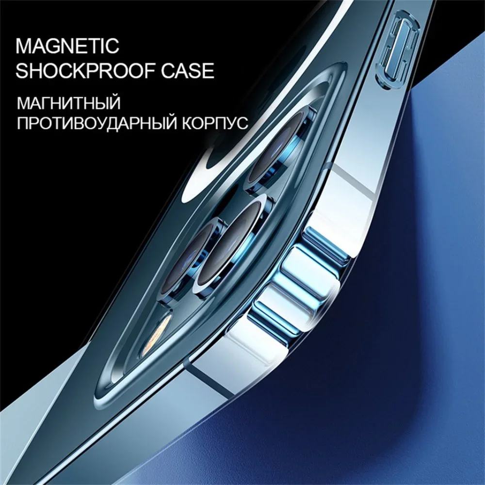 NEW iPhone 14/13/12/Plus/Pro/Max MagSafe Transparent phone case